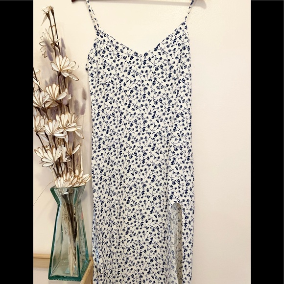 REFORMATION Crimini Floral-Print Crepe Midi Dress - Picture 5 of 8